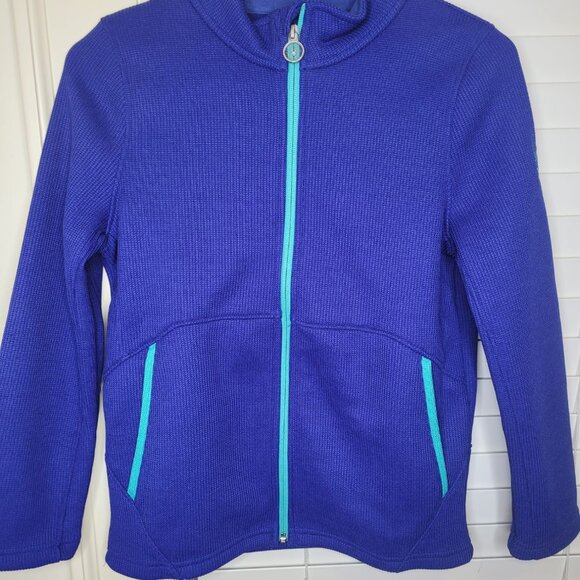 Spyder Girls Endure Stryke  Jacket Blue Full-Zip L14/16 Lightweight - Picture 1 of 5